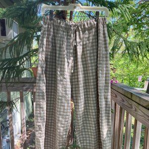 Checkered Maxi Pants
